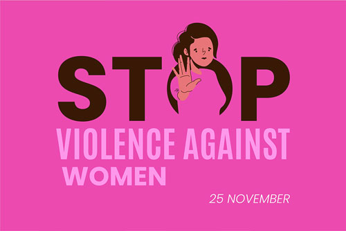 دانلود وکتور 25 نوامبر روز بین المللی مبازه با خشونت علیه زنان